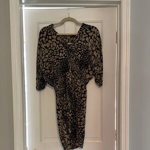 Tucker 100% silk mini dress